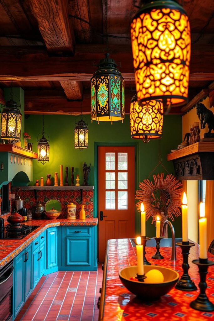 Mexican-Inspired Lighting (Hanging Lanterns & Pendant Lights)