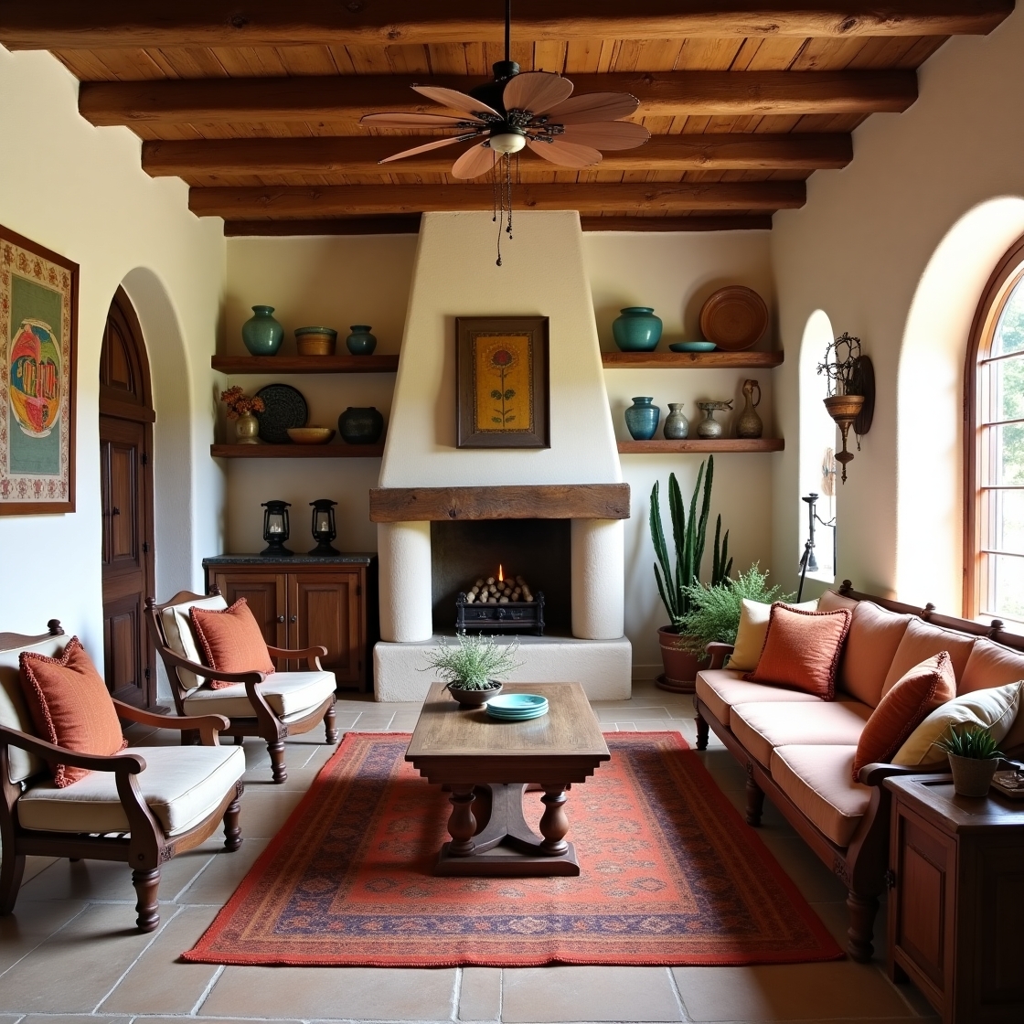 Rustic Mexican Farmhouse Decor Ideas for Small Spaces
