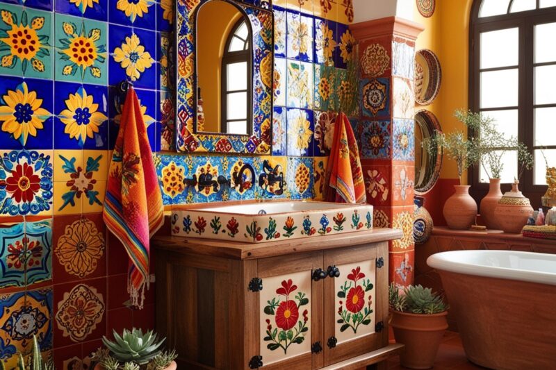 How Mexican Bathroom Decor Ideas Can Uplift Your Everyday: From Dull to Dreamy