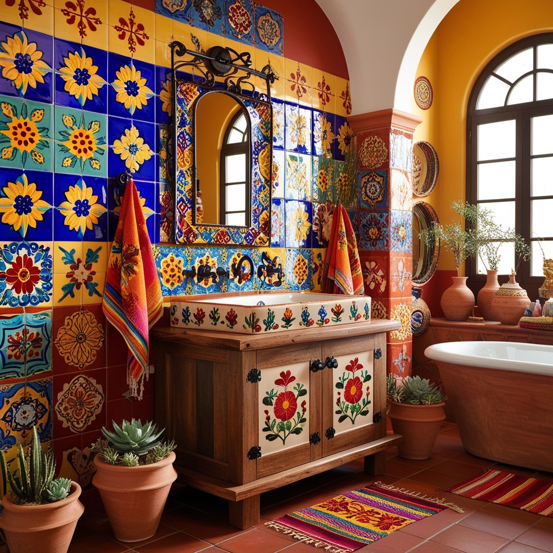 Mexican Bathroom Decor Ideas