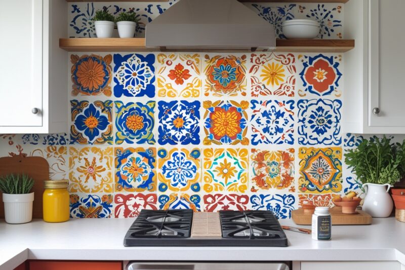 Budget-Friendly Talavera Tile Backsplash DIY Ideas You Can Shop Today